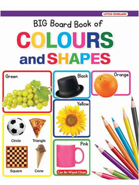 Little Scholarz New Big Board Book of Colour & Shapes